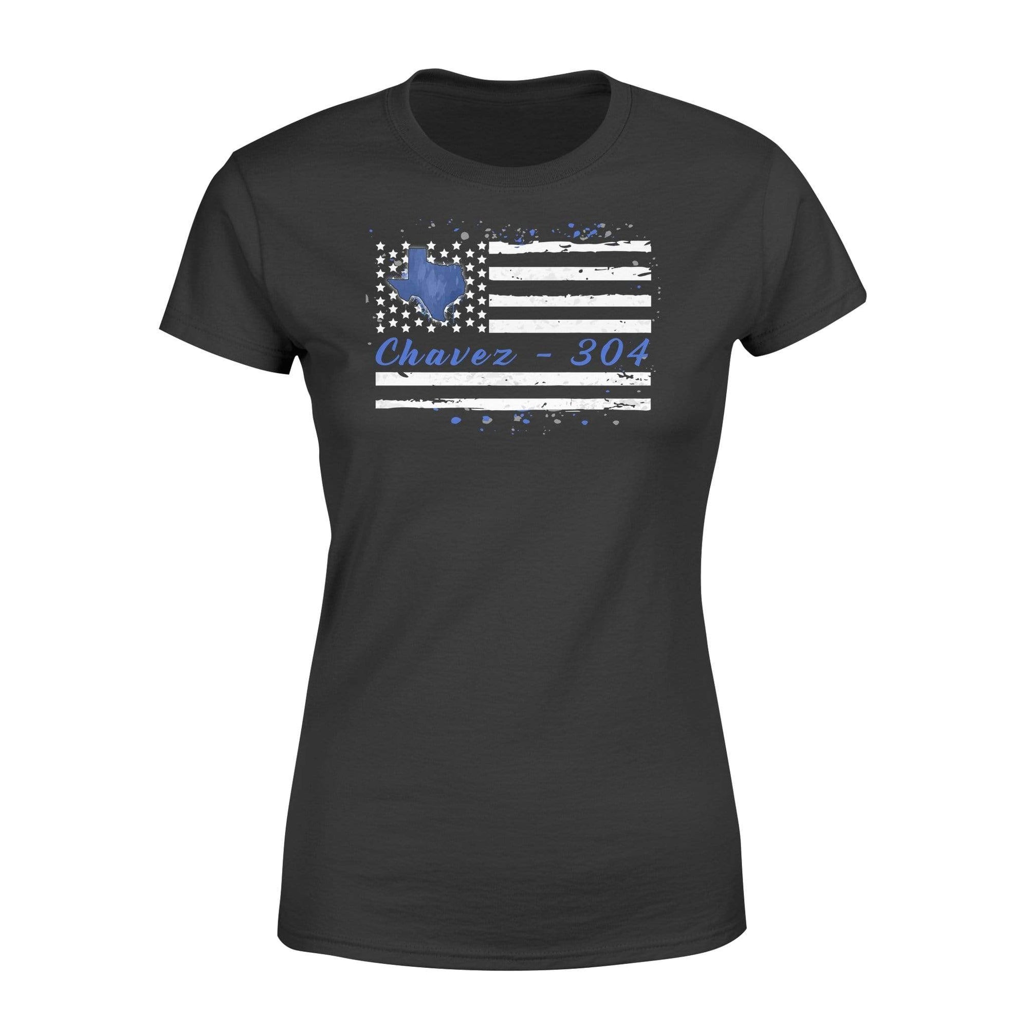 Apparel XS / Black Personalized Shirt - State Map Nation Flag - Police - DSAPP