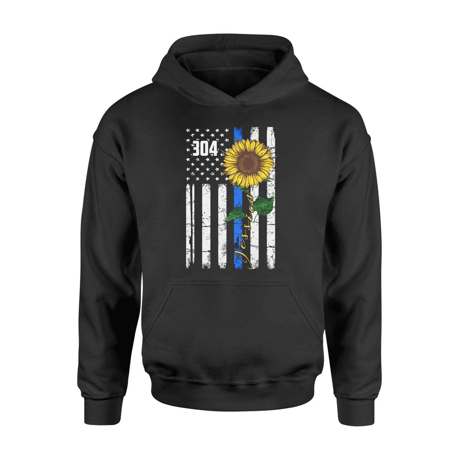 Apparel S / Black Personalized Shirt - Sunflower Flag - Police - DSAPP