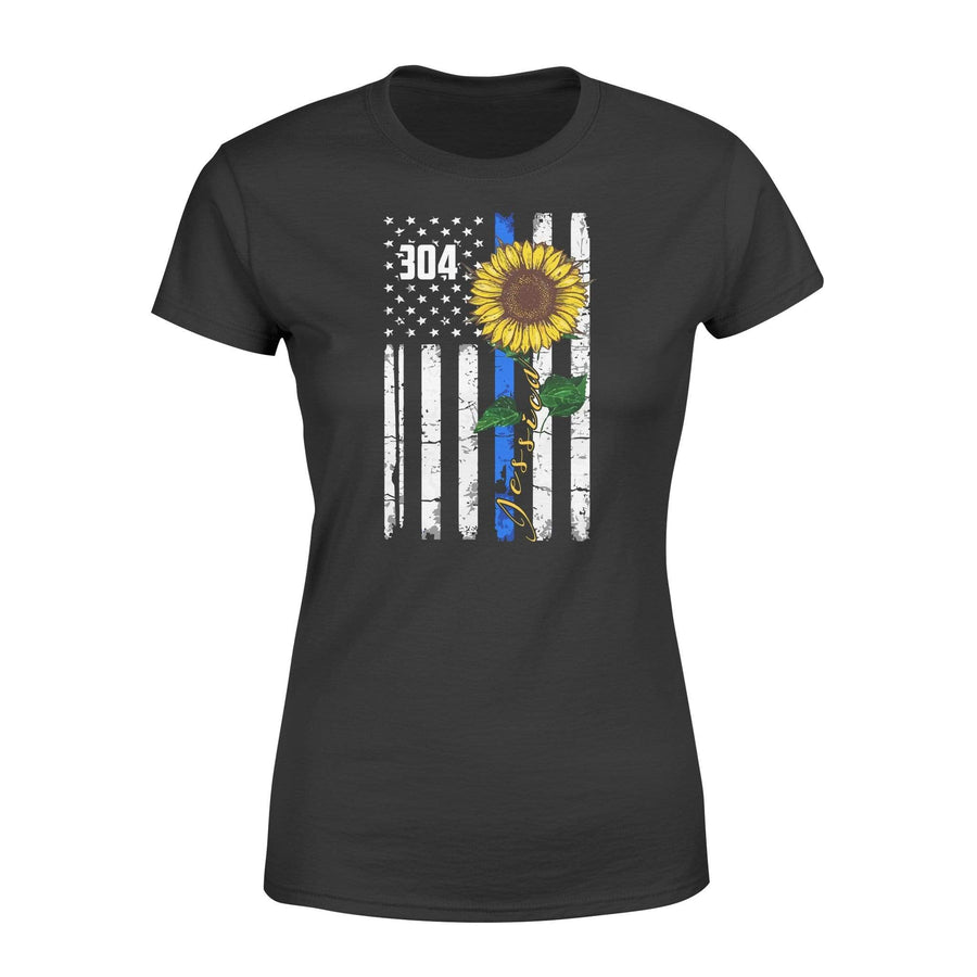 Apparel XS / Black Personalized Shirt - Sunflower Flag - Police - DSAPP