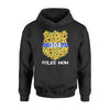 Apparel S / Black Personalized Shirt - Sunflower Police Badge - Police Mom - DSAPP