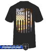 Apparel S / Black Personalized Shirt - Sunset On The Beach - Police - DSAPP