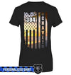 Apparel XS / Black Personalized Shirt - Sunset On The Beach - Police - DSAPP