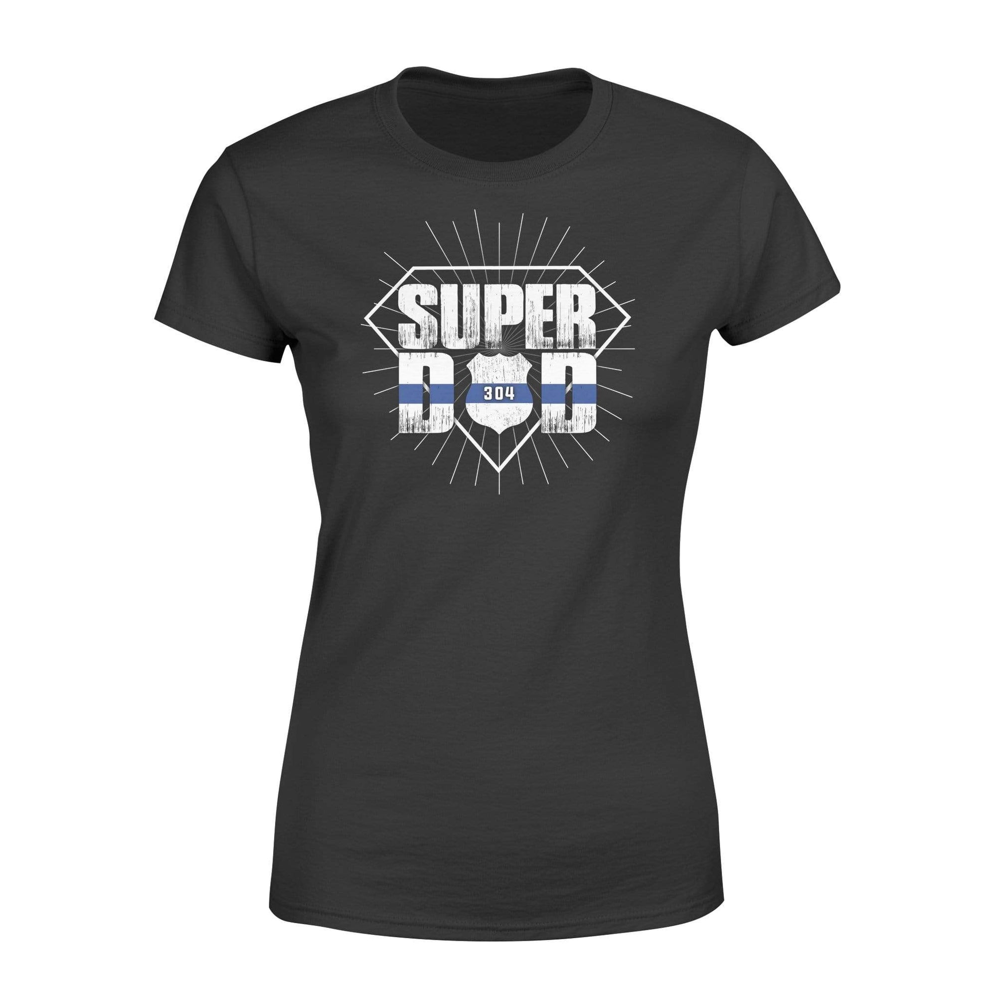 Apparel XS / Black Personalized Shirt - Super Dad - DSAPP