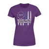 Apparel XS / Purple Personalized Shirt - TBL - Blessed Are The Peacemakers - Circle Star Flag - Standard Women’s T-shirt - DSAPP