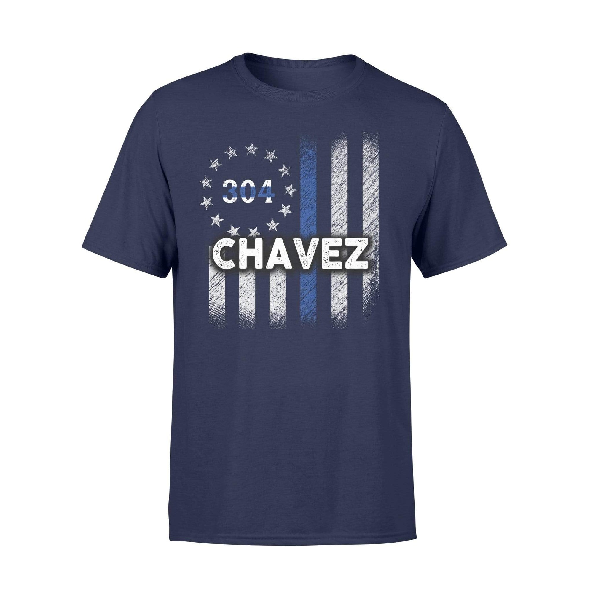 Apparel S / Navy Personalized Shirt - TBL - Circle Star Flag And Name - Standard T-shirt - DSAPP