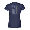 Apparel XS / Navy Personalized Shirt - TBL Circle Star - Police Mom - Standard Women's T-shirt - DSAPP