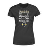 Apparel XS / Black Personalized Shirt - TBL - Dispatcher Mom Life -Standard Women's T-shirt - DSAPP
