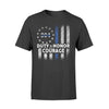 Apparel S / Black Personalized Shirt - TBL - Duty Honor Courage - Circle Star Flag - Standard T-shirt - DSAPP