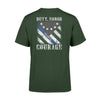 Apparel S / Forest Personalized Shirt - TBL - Duty Honor Courage Shirt - Standard T-shirt - DSAPP