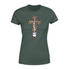 Apparel XS / Forest Personalized Shirt - TBL - Faith In Cross Shape Leopard - Standard Women's T-shirt - DSAPP