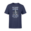 Apparel S / Navy Personalized Shirt - TBL- Father and Sons - The Legend and The Legacy - Kids Names -Standard T-shirt - DSAPP