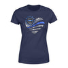 Apparel XS / Navy Personalized Shirt - TBL - Flag Heart Police Things Inside Shirt - Standard Women’s T-shirt - DSAPP