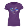 Apparel XS / Purple Personalized Shirt - TBL - Flag Heart Police Things Inside Shirt - Standard Women’s T-shirt - DSAPP