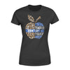 Apparel XS / Black Personalized Shirt - TBL - Half Leopard Apple Shirt - Standard Women's T-shirt - DSAPP
