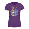 Apparel XS / Purple Personalized Shirt - TBL - Half Leopard Apple Shirt - Standard Women's T-shirt - DSAPP