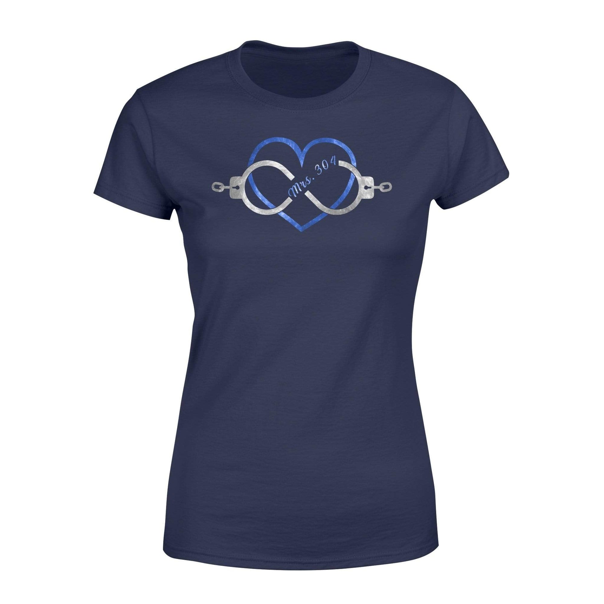 Apparel XS / Navy Personalized Shirt - TBL - Handcuff Heart - Standard Women’s T-shirt - DSAPP