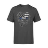 Heart With American Flag Personalized Shirt