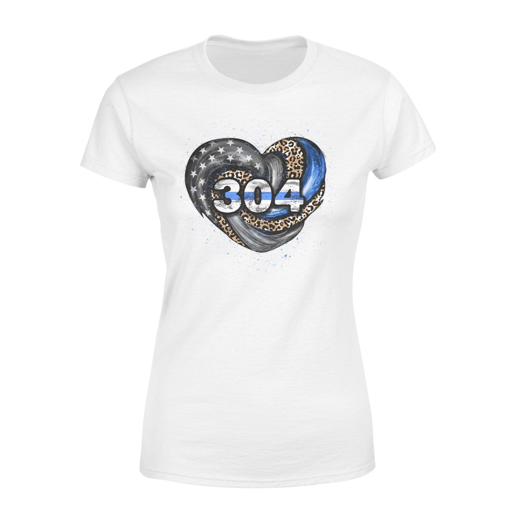 Apparel XS / White Personalized Shirt - TBL - Hurricane Leopard Heart - Standard Women’s T-shirt - DSAPP