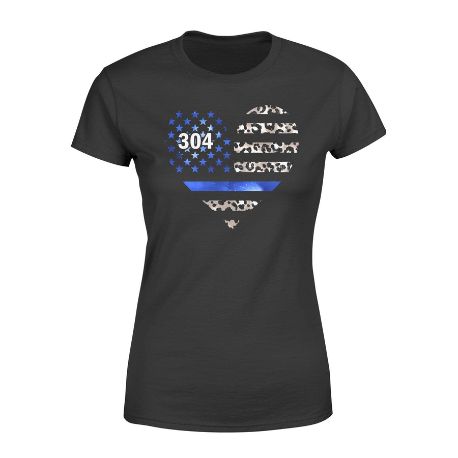 Apparel XS / Black Personalized Shirt - TBL - Leopard Scratched Heart - Standard Women's T-shirt - DSAPP