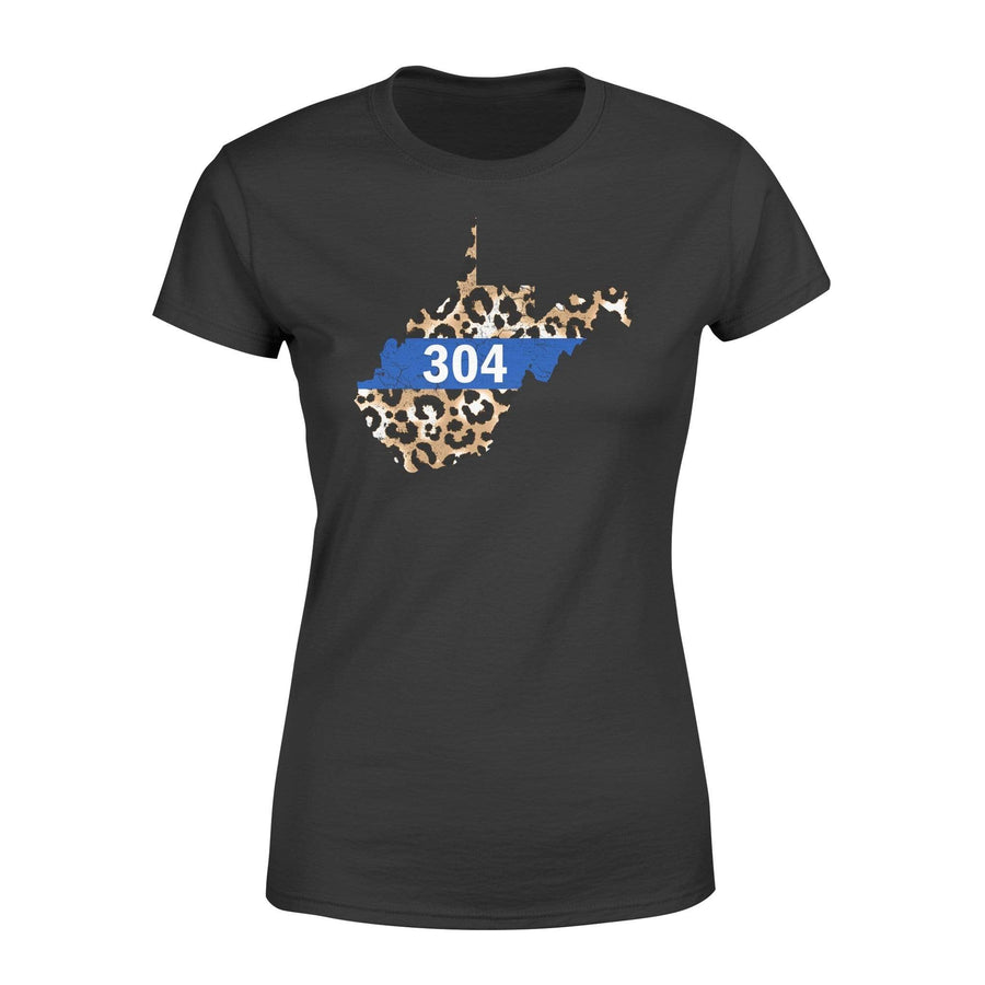 Apparel XS / Black Personalized Shirt - TBL - Leopard State Map-Standard Women's T-shirt - DSAPP
