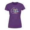 Apparel XS / Purple Personalized Shirt - TBL - Leopard Stethoscope Heart - Standard Women's T-shirt - DSAPP