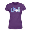Apparel XS / Purple Personalized Shirt - TBL - Love Never Fails - Standard Women's T-shirt - DSAPP