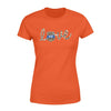 Apparel XS / Orange Personalized Shirt - TBL - Love Police Badge Leopard - Standard Women’s T-shirt - DSAPP