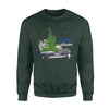 Apparel S / Forest Personalized Shirt - TBL - Most Wonderful Time Christmas Truck - Police Navydad - Standard Fleece Sweatshirt - DSAPP