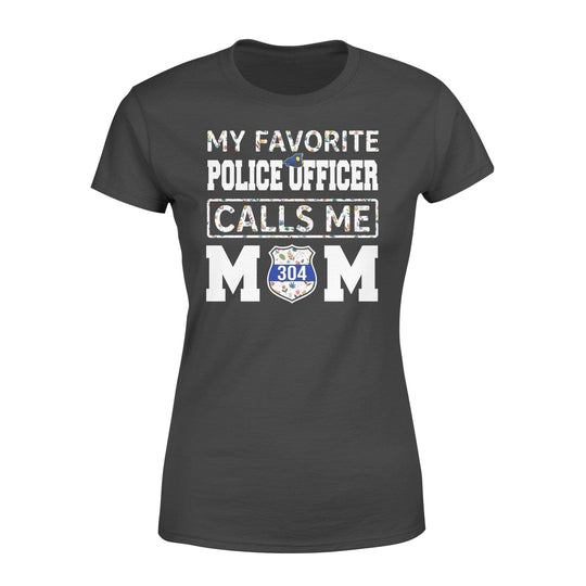My Favorite Calls Me Mom Floral Personalized Women T-Shirt