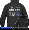 Apparel Personalized Shirt - TBL - My Favorite Police Call Me Moms - Galaxy Flag Heart - Standard Hoodie - DSAPP