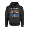 Apparel S / Black Personalized Shirt - TBL - My Favorite Police Officer Calls Me Mom - Leopard Pattern - Standard Hoodie - DSAPP