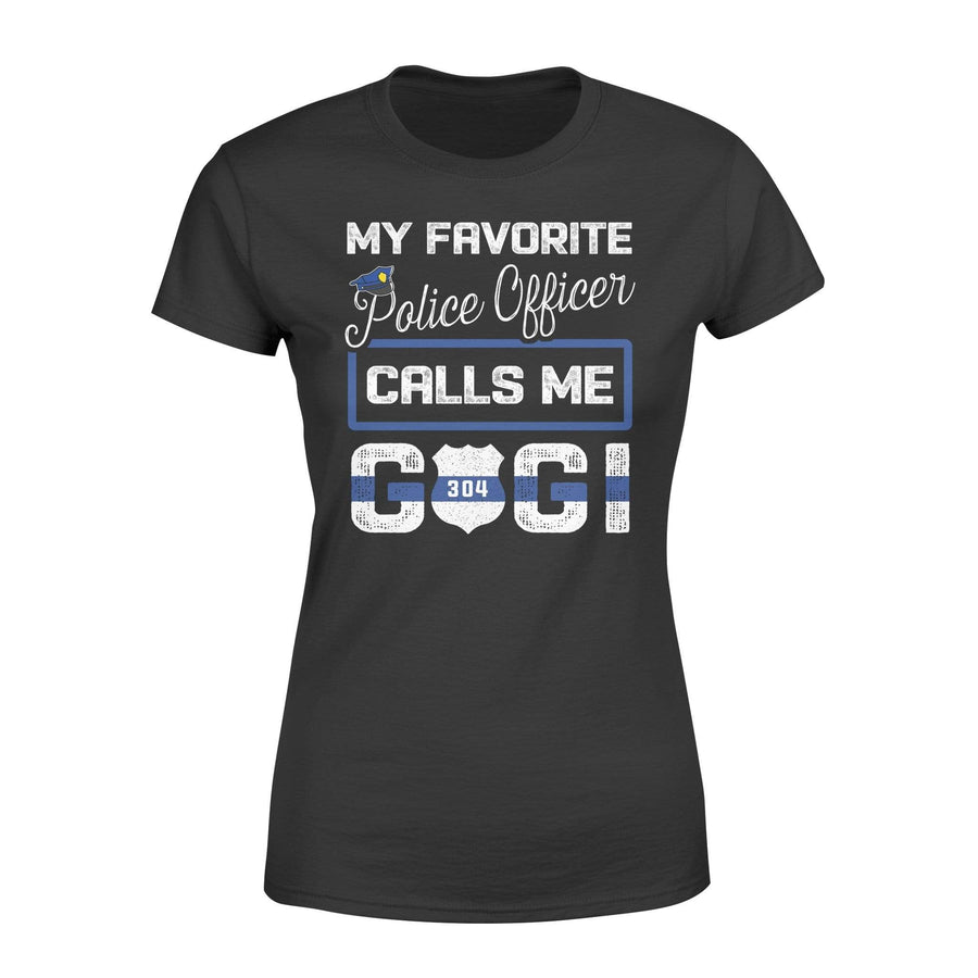 Apparel XS / Black Personalized Shirt - TBL - My Favorite Police Officer - Gigi - Standard Women’s T-shirt - DSAPP