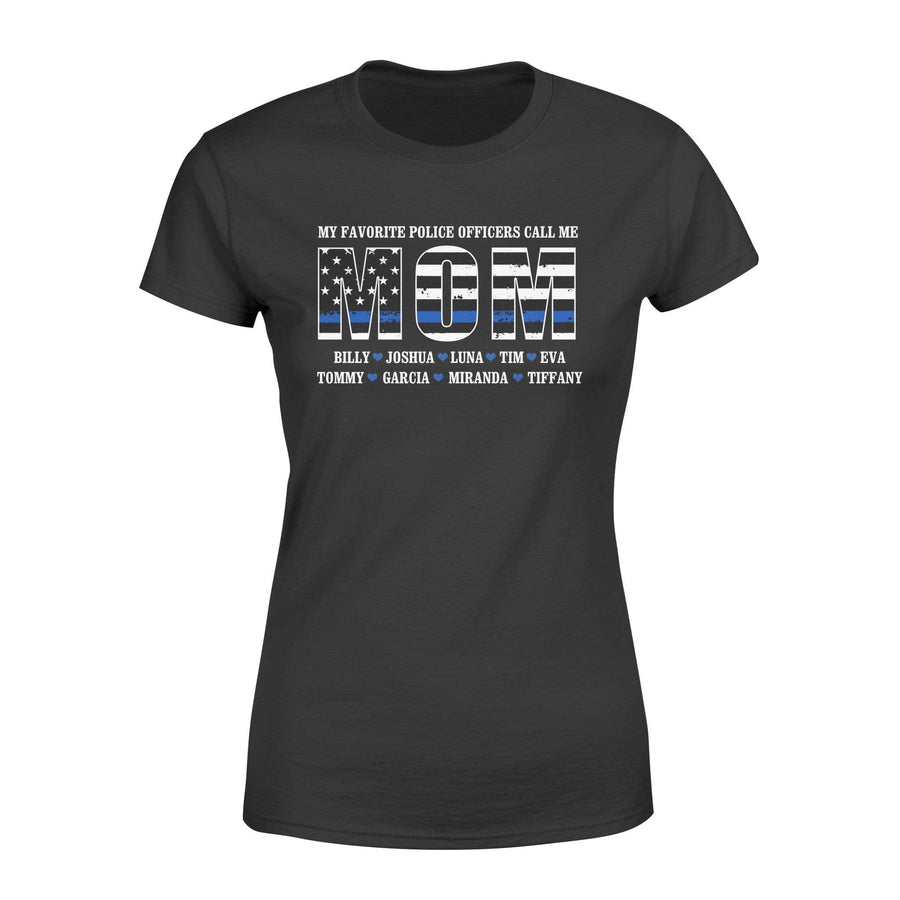 Apparel XS / Black Personalized Shirt - TBL - My Favorite Police Officers Call Me - Standard Women’s T-shirt - DSAPP