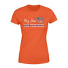Apparel XS / Orange Personalized Shirt - TBL - My Son Has Your Back - Galaxy Flag Heart - Standard Women's T-shirt - DSAPP