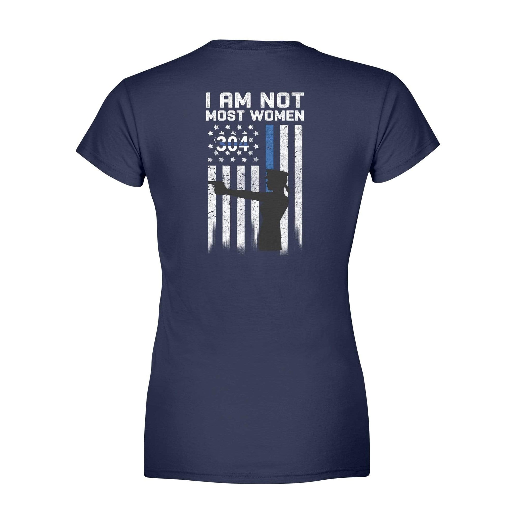 Apparel XS / Navy Personalized Shirt - TBL - Not Most Women - Ver 2 - Standard Women's T-shirt - DSAPP