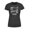 Apparel XS / Black Personalized Shirt - TBL - Nurse - Police Wife - Mom Life - Standard Women's T-shirt - DSAPP