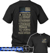 Apparel Personalized Shirt - TBL - Police Hero Definition - Standard T-shirt - DSAPP