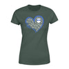 Apparel XS / Forest Personalized Shirt - TBL - Police Mom Heart 3 - 4 Paisley  - Standard Women's T-shirt - DSAPP
