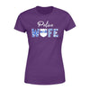 Apparel XS / Purple Personalized Shirt - TBL Police Wife - Doodle Pattern - Standard Women’s T-shirt - DSAPP
