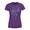 Apparel XS / Purple Personalized Shirt - TBL - Police x Nurse - Heart Stethoscope - Standard Women’s T-shirt - DSAPP