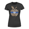 Apparel XS / Black Personalized Shirt - TBL - Police x Teacher - Leopard Apple - Standard Women's T-shirt - DSAPP