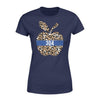 Apparel XS / Navy Personalized Shirt - TBL - Police x Teacher - Leopard Apple - Standard Women's T-shirt - DSAPP