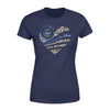 Apparel XS / Navy Personalized Shirt - TBL - Police x Teacher - Leopard Pattern Flag Heart - Standard Women's T-shirt - DSAPP