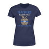 Apparel XS / Navy Personalized Shirt - TBL - Police x Teacher - Teachers Back The Blue Leopard - Standard Women’s T-shirt - DSAPP