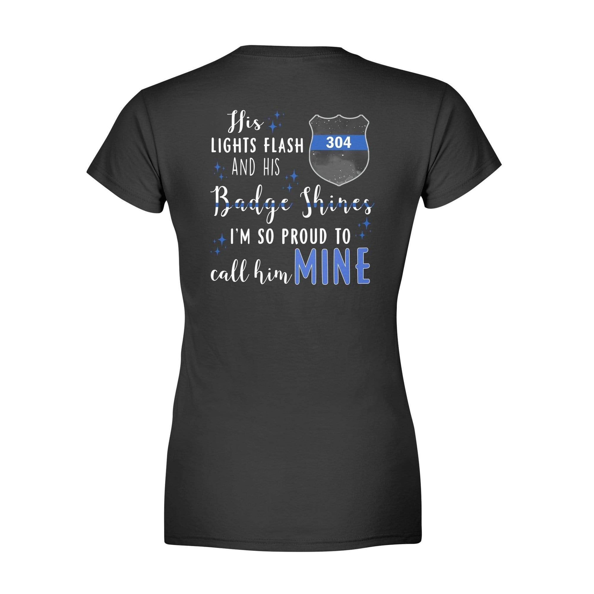 Apparel XS / Black Personalized Shirt - TBL - Proud To Call Him Mine - Standard Women's T-shirt - DSAPP