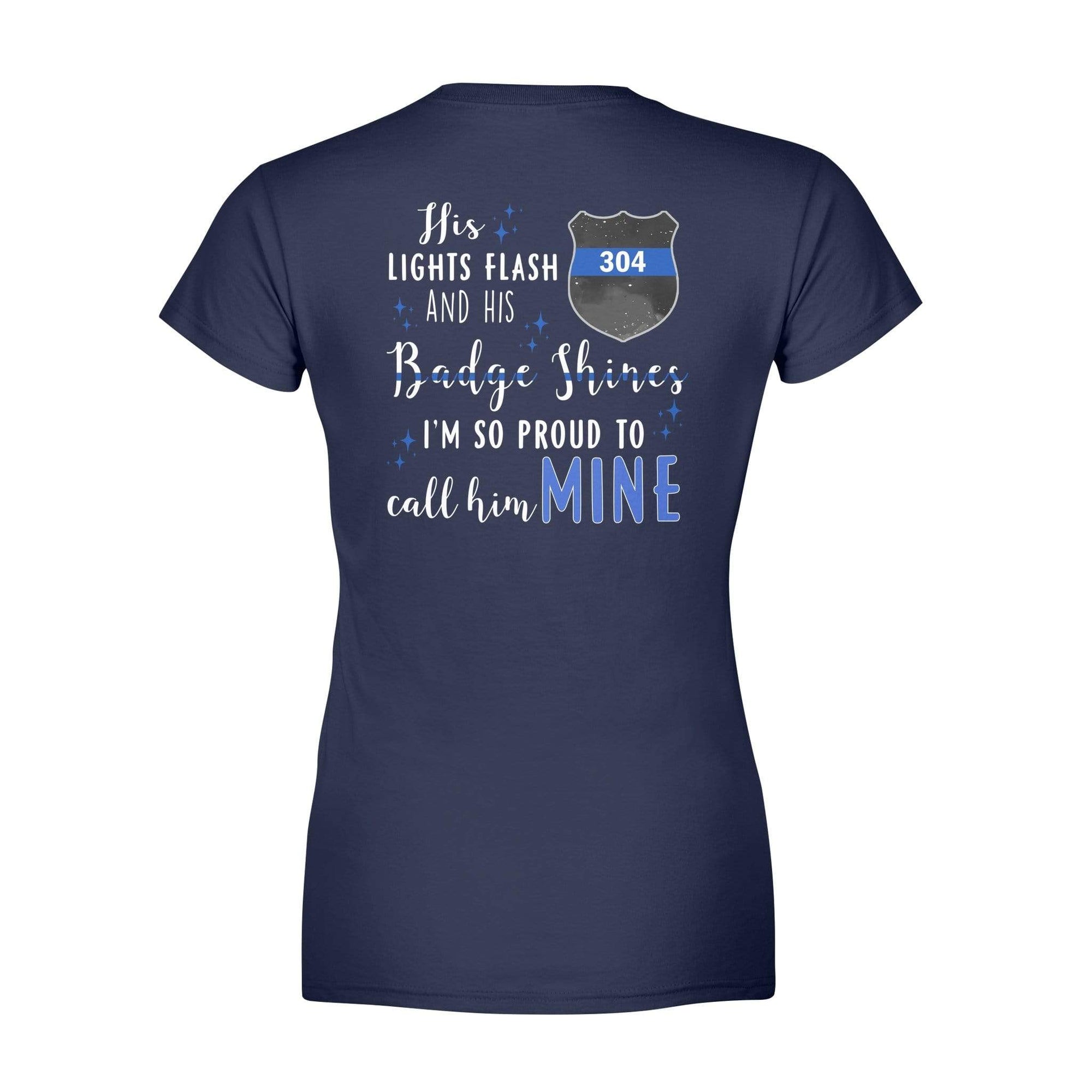 Apparel XS / Navy Personalized Shirt - TBL - Proud To Call Him Mine - Standard Women's T-shirt - DSAPP
