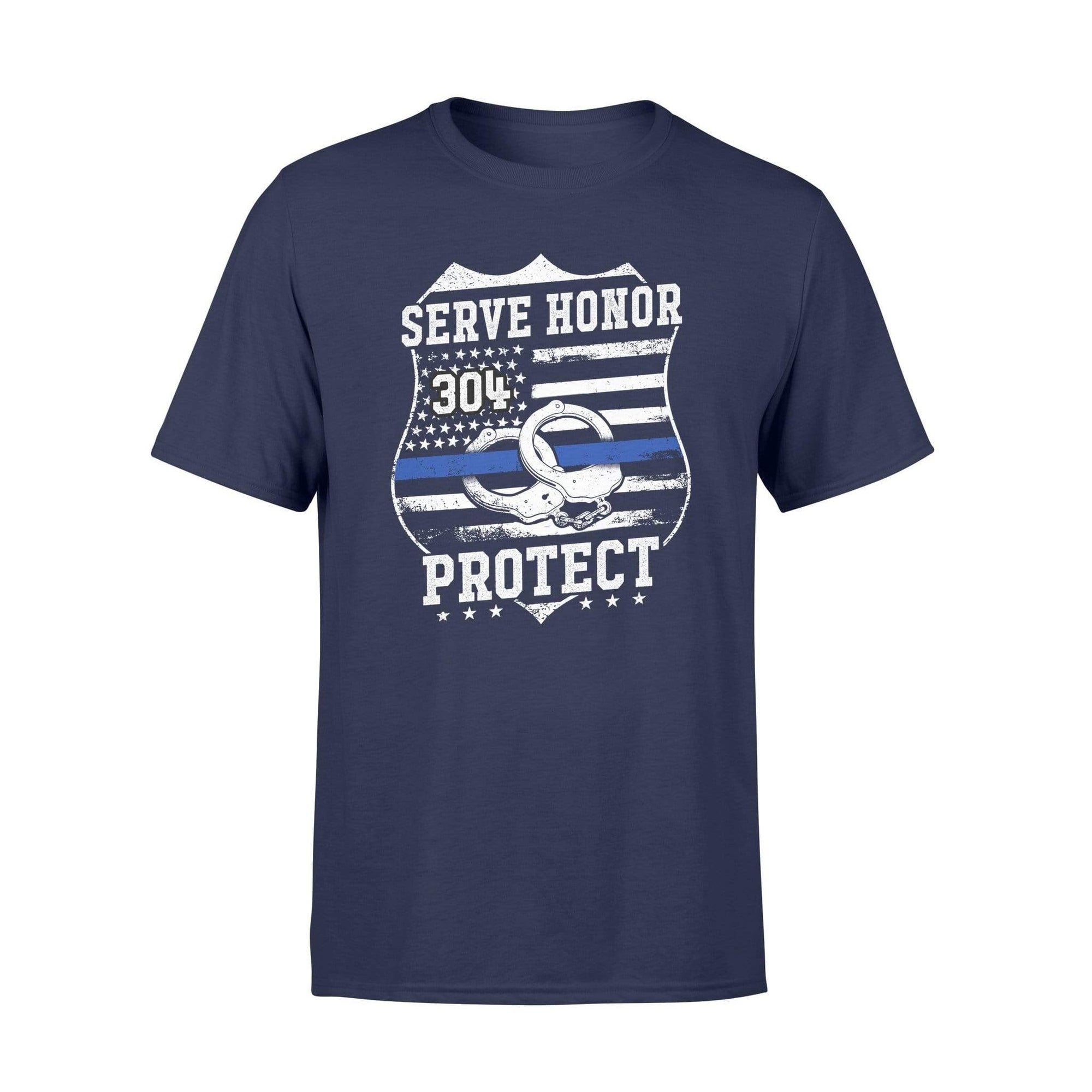 Apparel S / Navy Personalized Shirt - TBL - Serve Honor Protect Badge - Standard T-shirt - DSAPP