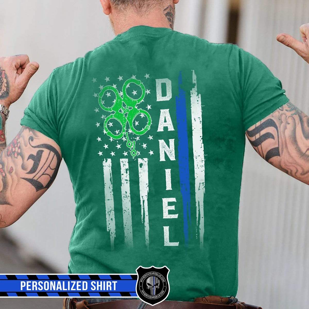 St. Patrick Clover Police Personalized Shirt