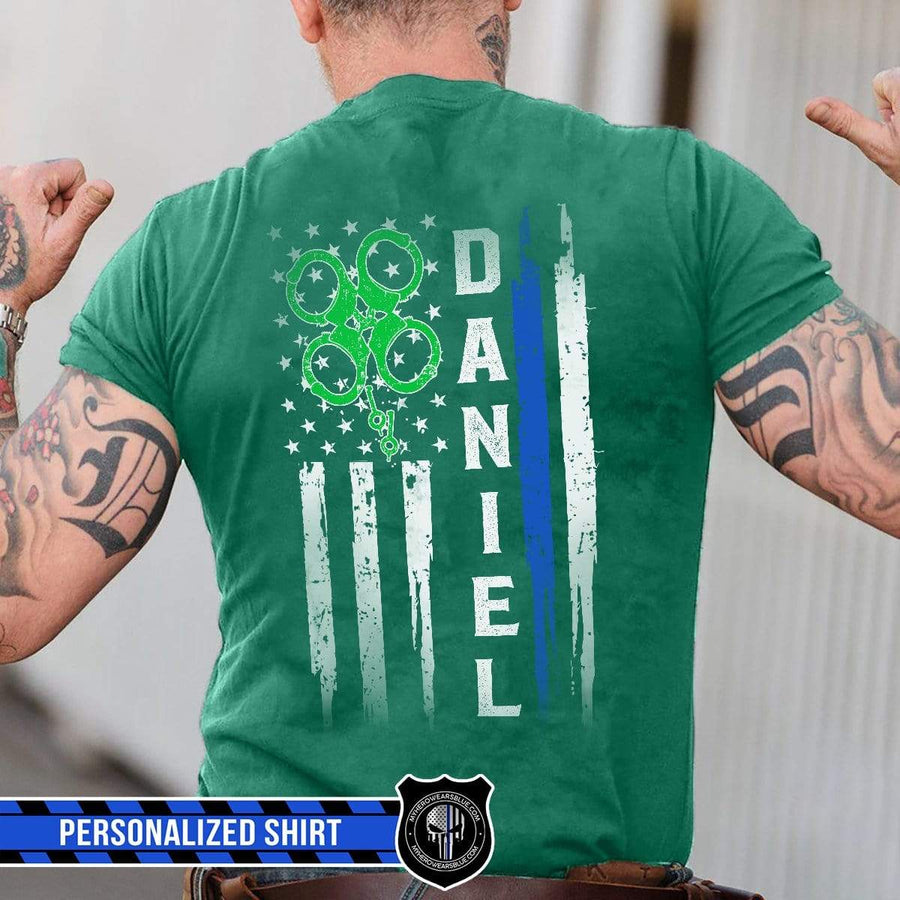 St. Patrick Clover Police Personalized Shirt