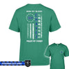 St Patrick Day Circle Star Flag 2 Sided Personalized Shirt